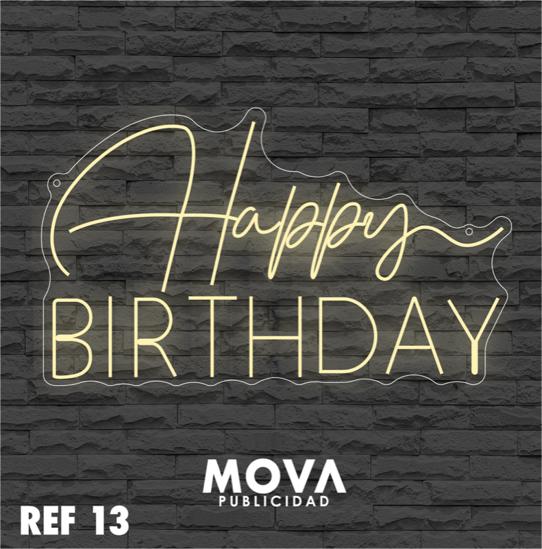 Happy Birthday REF 13 - luz cálida